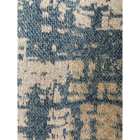 J. Jill Indigo Artisanal Pure Jill Open Front Blue Sweater Petite S - Picture 6 of 11